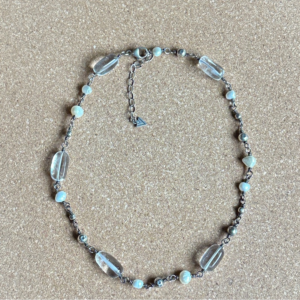 Elegant Silver and Clear Beaded Bracelet
